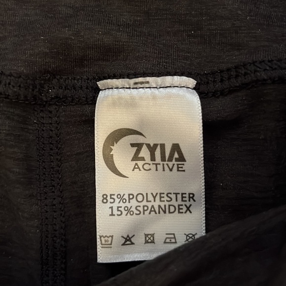 Zyia Active grey black leggings - Picture 3 of 5